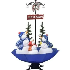 vidaXL - Sneeuwende Kerstboom - Blauw - PVC Hot