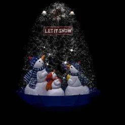 vidaXL - Sneeuwende Kerstboom - Blauw - PVC Hot