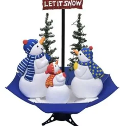 vidaXL - Sneeuwende Kerstboom - Blauw - PVC Hot