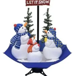 vidaXL - Sneeuwende Kerstboom - Blauw - PVC Hot