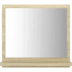 vidaXL - Spiegel - Bruin - Bewerkt hout - 40 x 10.5 x 37 cm Sale