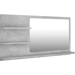 vidaXL - Spiegel - Grijs - Bewerkt hout Sale