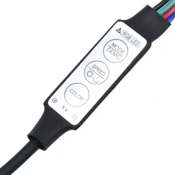 vidaXL - Spiegel - Zwart - Bewerkt hout Outlet