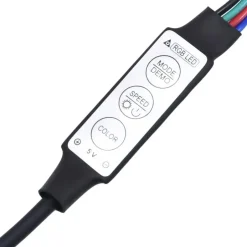 vidaXL - Spiegel - Zwart - Bewerkt hout Outlet