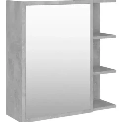 vidaXL - Spiegelkast - Grijs - Bewerkt hout Sale