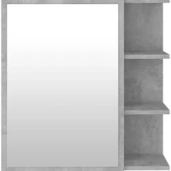 vidaXL - Spiegelkast - Grijs - Bewerkt hout Sale