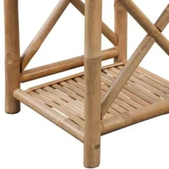 vidaXL - Staande Plank - Bruin - Bamboe