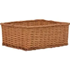 vidaXL - Stapelbare Mandenset - Bruin - Wicker Clearance