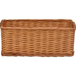 vidaXL - Stapelbare Mandenset - Bruin - Wicker Clearance