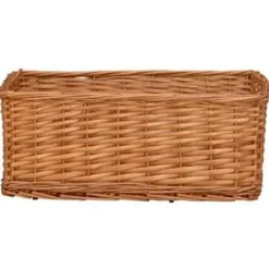 vidaXL - Stapelbare Mandenset - Bruin - Wicker Clearance