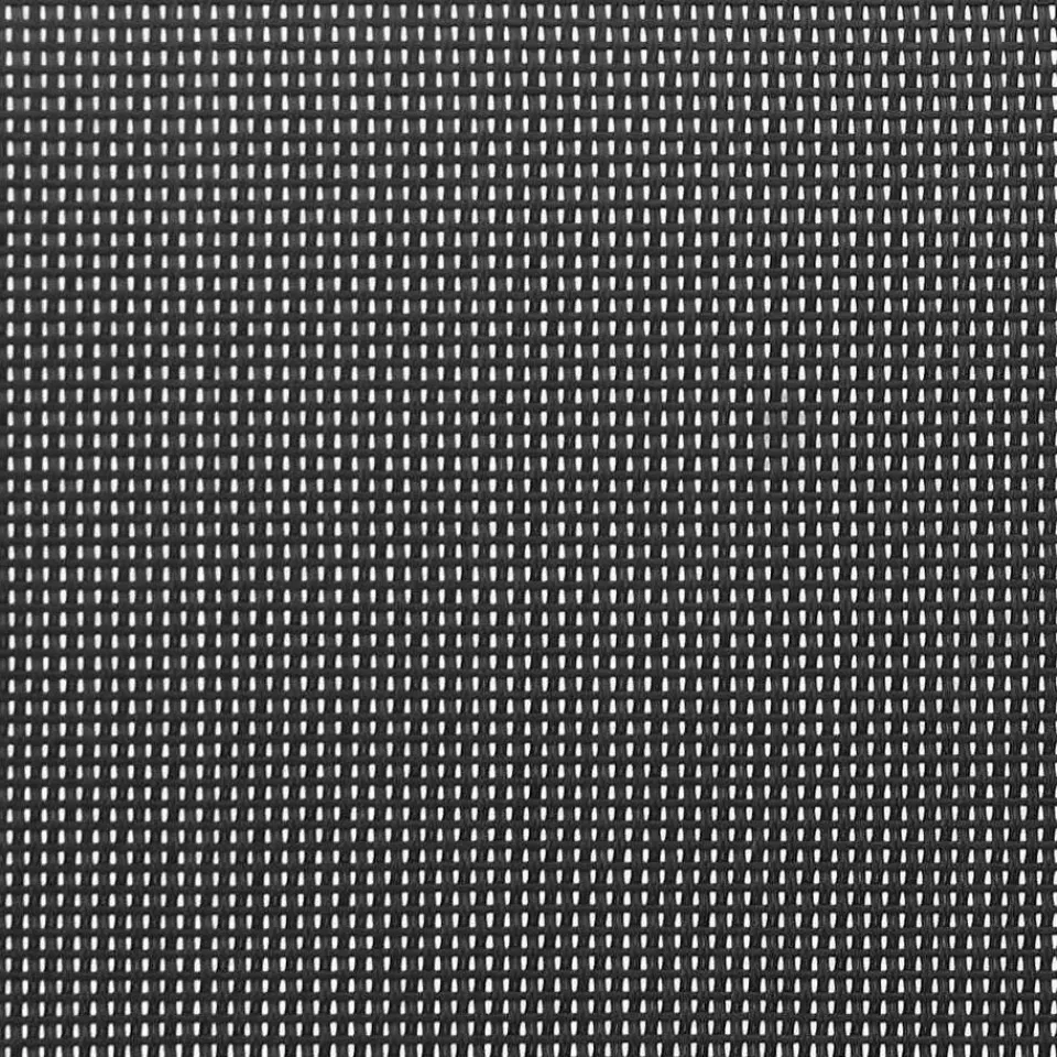 vidaXL - Stapelbare Tuinstoel - Zwart - Stof Online