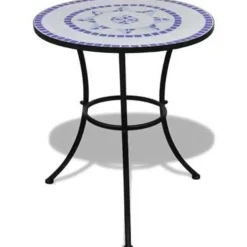 vidaXL - Stoel - Blauw - Keramiek Clearance