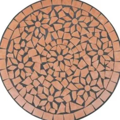 vidaXL - Stoel - Bruin - Keramiek