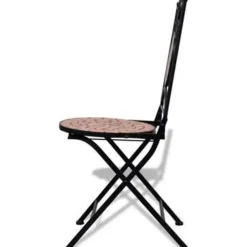 vidaXL - Stoel - Bruin - Keramiek