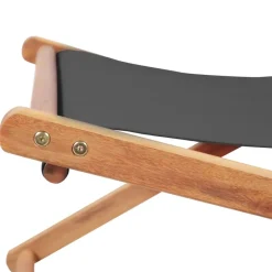 vidaXL - Strandstoel - Grijs - Stof Hot