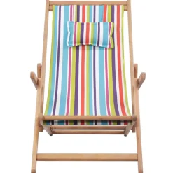 vidaXL - Strandstoel - Multikleur - Stof Hot