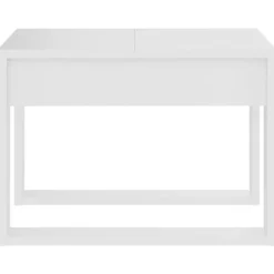 vidaXL - Tafel - Wit - Bewerkt hout - 50 x 50 cm Hot