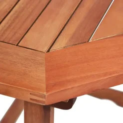 vidaXL - Tafel En Bankenset - Bruin - Hout Best