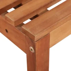 vidaXL - Tafel En Bankenset - Bruin - Hout Best