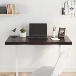 vidaXL - Tafelblad - Bruin - Eikenhout - 100 x 50 x 4 cm New