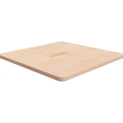 vidaXL - Tafelblad - Bruin - Eikenhout - 70 x 70 x 2.5 cm Outlet