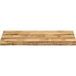 vidaXL - Tafelblad met natuurlijke rand - Bruin - Hout - 110 x 60 x 3.8 cm Online
