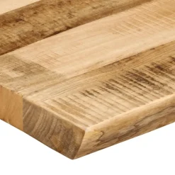 vidaXL - Tafelblad met natuurlijke rand - Bruin - Hout - 110 x 60 x 3.8 cm Online