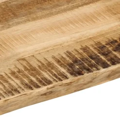 vidaXL - Tafelblad met natuurlijke rand - Bruin - Hout - 110 x 60 x 3.8 cm Online