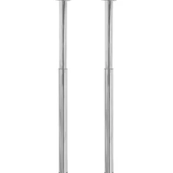 vidaXL - Tafelpoot - Zilver - IJzer - 2 stuks Outlet