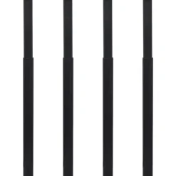 vidaXL - Tafelpoot - Zwart - IJzer - 4 stuks Hot