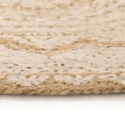 vidaXL - Tapijt - Beige - Jute - 150 cm Discount