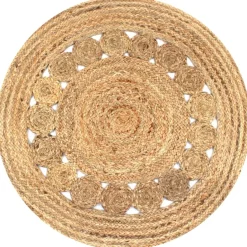 vidaXL - Tapijt - Beige - Jute - 90 cm Best