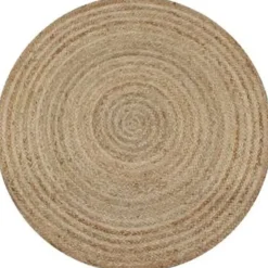 vidaXL - Tapijt - Beige - Jute - 90 cm Outlet