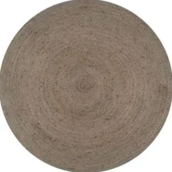 vidaXL - Tapijt - Grijs - Jute Discount