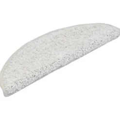 vidaXL - Tapijt Traptrede - Wit - Polypropyleen Best