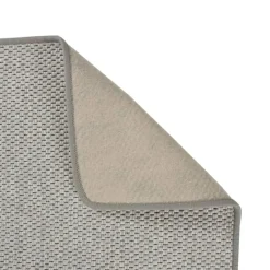 vidaXL - Tapijtloper - Platina - Stof - 80 x 300 cm Sale