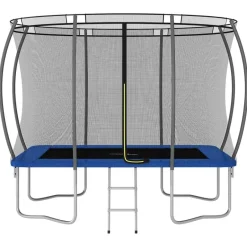 vidaXL - Trampolineset - Blauw - 274 x 183 x 76 cm Hot