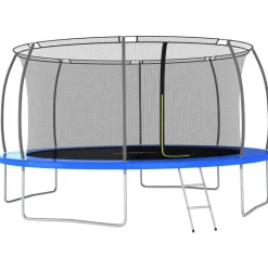 vidaXL - Trampolineset - Blauw - Ø 460 x 80 cm Hot