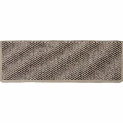 vidaXL - Trapmat - Beige - Stof - 15 stuks New