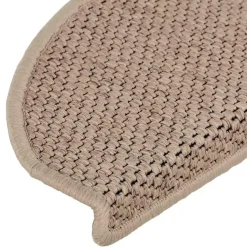 vidaXL - Trapmat - Beige - Stof - 65 x 21 x 4 cm - 15 stuks New