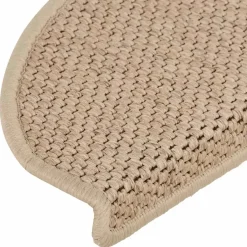vidaXL - Trapmat - Beige - Stof - 65 x 21 x 4 cm - 15 stuks New
