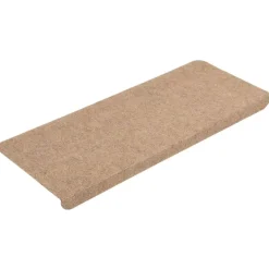 vidaXL - Trapmat - Beige - Stof - 65 x 24.5 x 3.5 cm - 15 stuks New