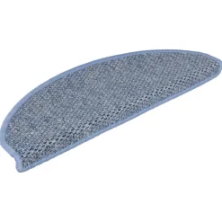 vidaXL - Trapmat - Blauw - Stof - 65 x 21 x 4 cm - 15 stuks Sale
