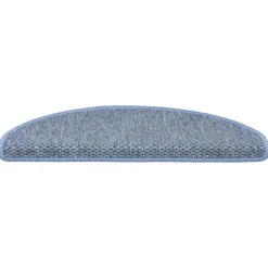 vidaXL - Trapmat - Blauw - Stof - 65 x 21 x 4 cm - 15 stuks Sale