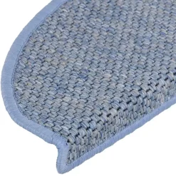 vidaXL - Trapmat - Blauw - Stof - 65 x 21 x 4 cm - 15 stuks Sale