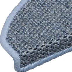 vidaXL - Trapmat - Blauw - Stof - 65 x 21 x 4 cm - 15 stuks Sale