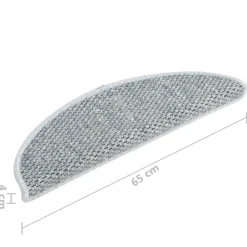 vidaXL - Trapmat - Blauw - Stof - 65 x 21 x 4 cm - 15 stuks Sale