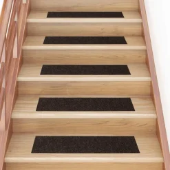 vidaXL - Trapmat - Bruin - Polypropyleen - 76 x 20 cm - 15 stuks Clearance