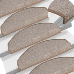 vidaXL - Trapmat - Bruin - Polypropyleen