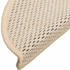 vidaXL - Trapmat - Crème - Stof - 56 x 17 x 3 cm - 15 stuks Best